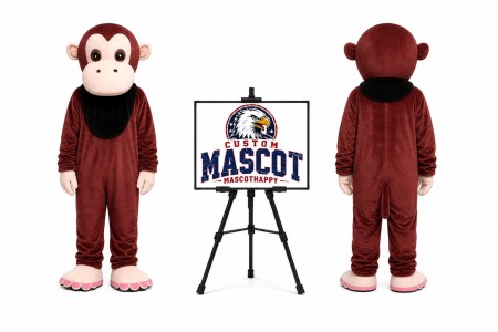 Big Mouth Orangutan Monkey Mascot Costume
