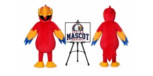 Big Mouth Parrot Mascot Costume Big Mouth Parrot Mascot Costume