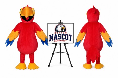 Big Mouth Parrot Mascot Costume