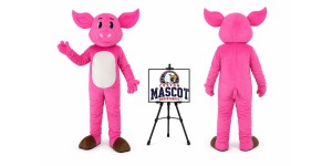 Adult Pig Mascot Costume