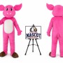 Adult Pig Mascot Costume