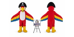 Adult Pirate Parrot Mascot Costume for Parties Adult Pirate Parrot Mascot Costume for Parties