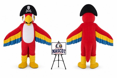 Adult Pirate Parrot Mascot Costume for Parties