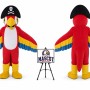 Adult Pirate Parrot Mascot Costume for Parties