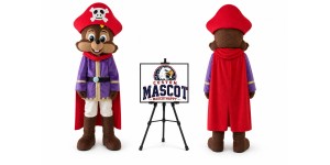 Adult Pirate Squirrel Mascot Costume for Parties