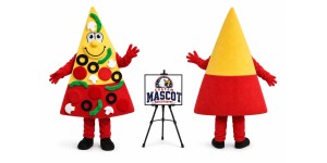 Adult Pizza Mascot Costume Adult Pizza Mascot Costume