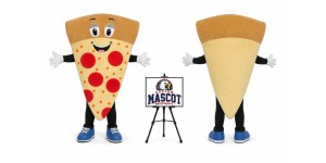 Adult Pizza Mascot Costume Adult Pizza Mascot Costume
