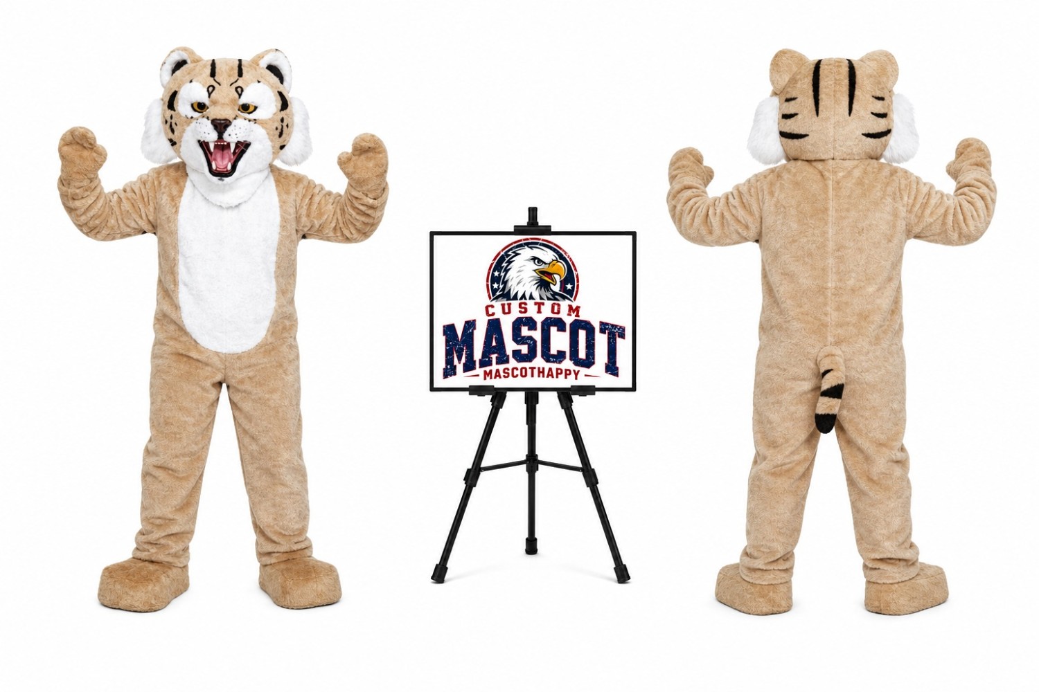 Big Wildcat Mascot Costume Big Wildcat Mascot Costume
