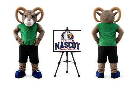 Bighorn Mascot Ram Goat Costume Mascot Costume