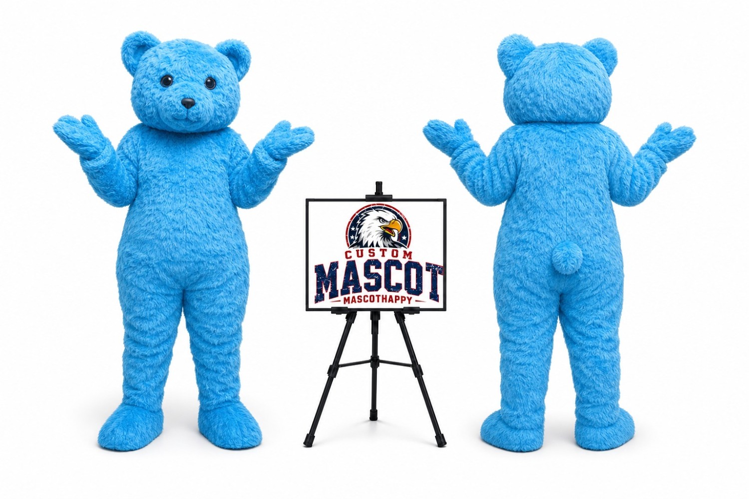 Adult Plush Bear Mascot Costume Adult Plush Bear Mascot Costume