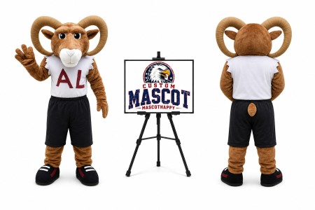 Bighorn Ram Goat Mascot Costume