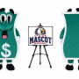 Billy Buck Moneay Cash Mascot Costume