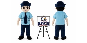 Adult Policewoman Mascot Costume Adult Policewoman Mascot Costume