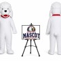 Adult Poodle Dog Mascot Costume