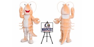 Adult Prawn Lobster Mascot Costume for Food Events