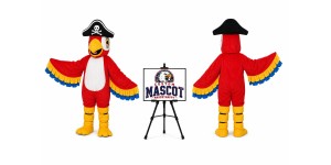 Birds Pirate Parrot Mascot Costume for Parties Birds Pirate Parrot Mascot Costume for Parties