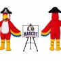 Birds Pirate Parrot Mascot Costume for Parties
