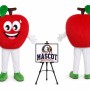 Adult Apple Mascot Costume for Food Events