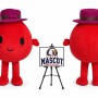 Adult Ball Mascot Costume
