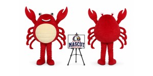 Adult Crab Mascot Costume Adult Crab Mascot Costume