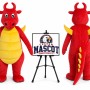 Adult Dragon Dinosaur Mascot Costume
