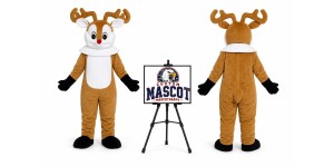 Adult Nose Reindeer Mascot Costume for Christmas Events Adult Nose Reindeer Mascot Costume for Christmas Events