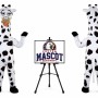 Spotted Zebra Mascot Costume