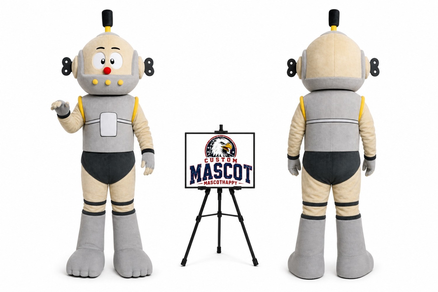 Adult Robot Mascot Costume Adult Robot Mascot Costume