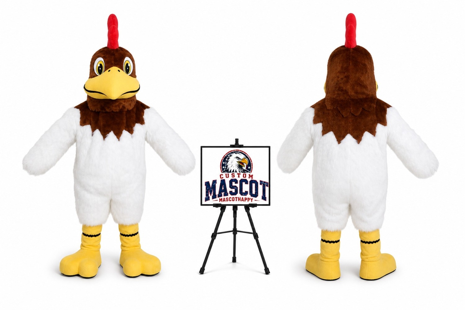 Adult Rooster Mascot Costume Adult Rooster Mascot Costume