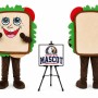 Adult Sandwich Mascot Costume