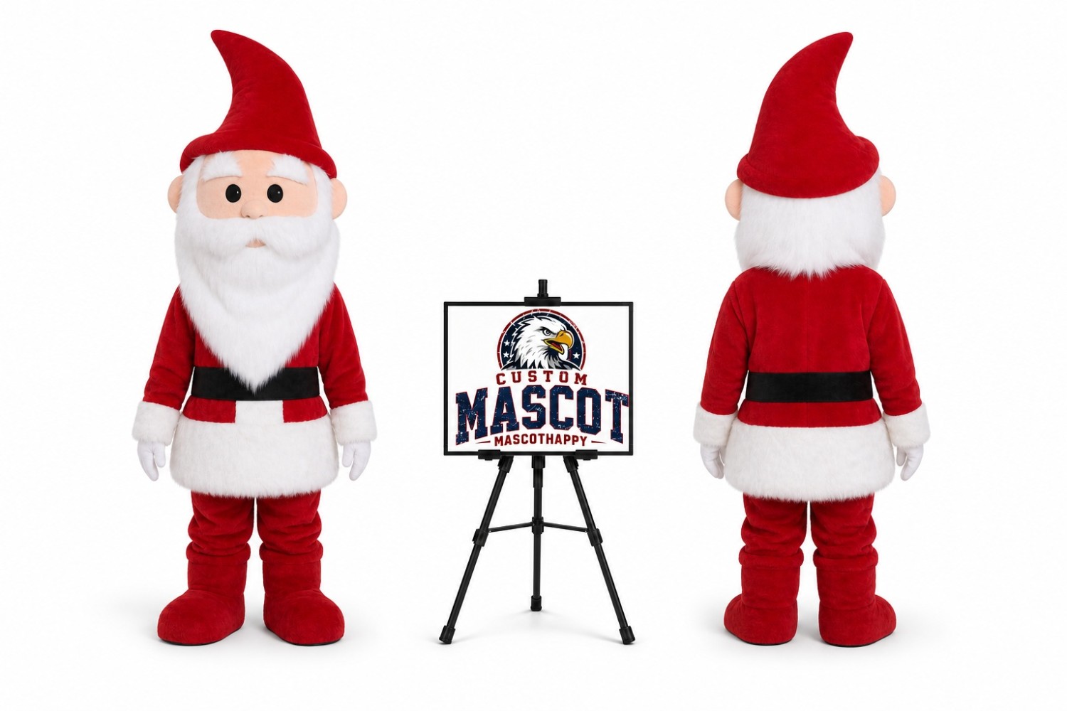 Adult Santa Claus Mascot Costume for Christmas Events Adult Santa Claus Mascot Costume for Christmas Events