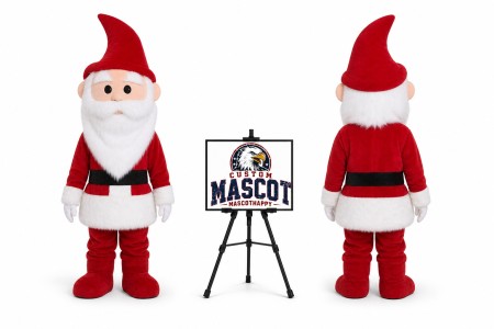 Adult Santa Claus Mascot Costume for Christmas Events