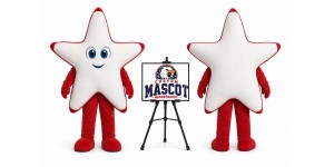 Adult Sea Star Mascot Costume Adult Sea Star Mascot Costume