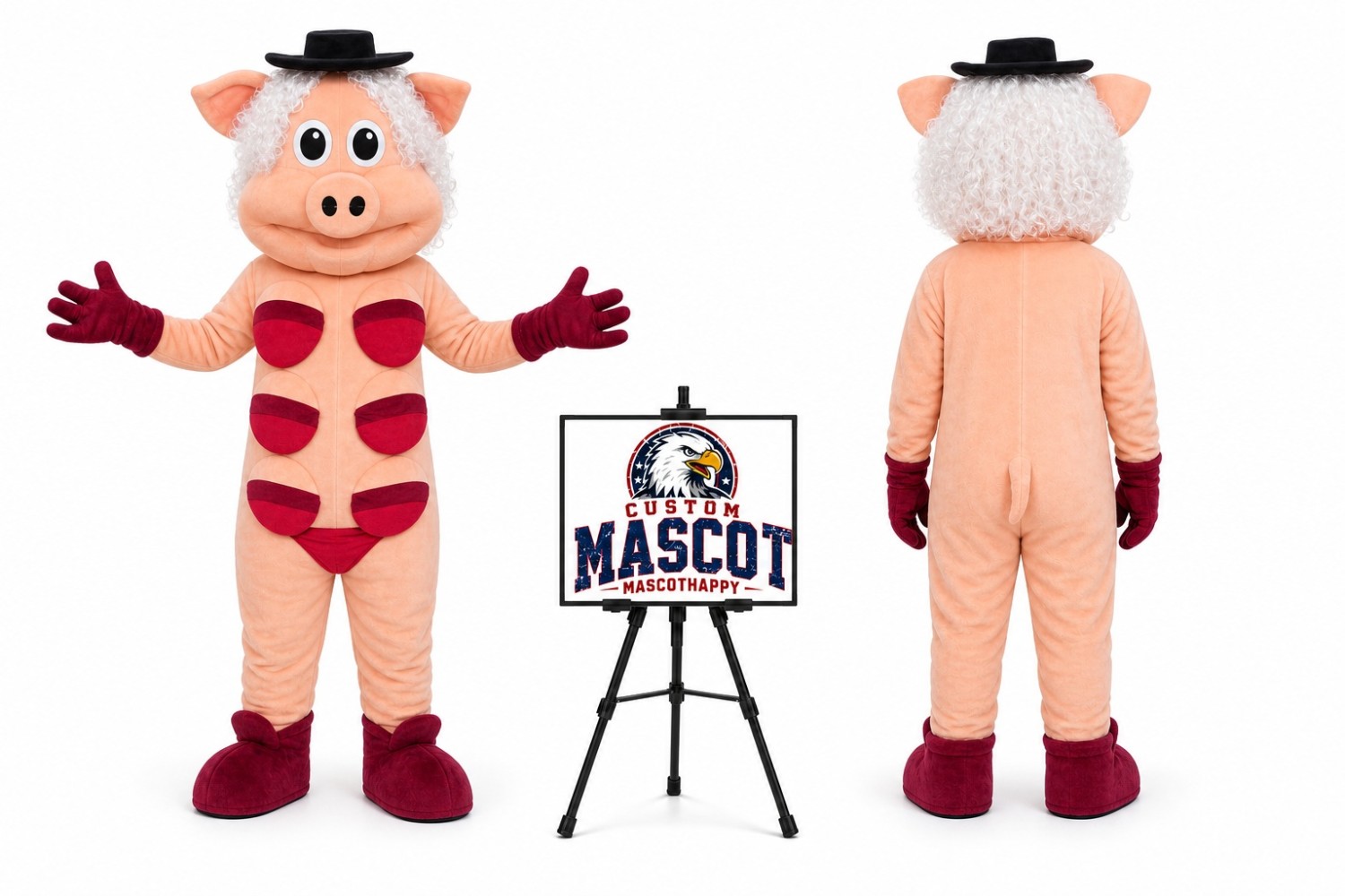 Adult Sexy Pig Mascot Costume Adult Sexy Pig Mascot Costume