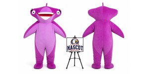 Adult Shark Manta Ray Mascot Costume Adult Shark Manta Ray Mascot Costume