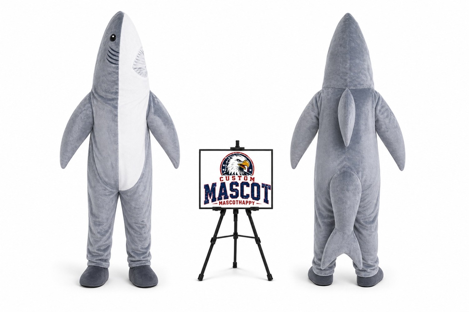Adult Shark Mascot Costume Adult Shark Mascot Costume