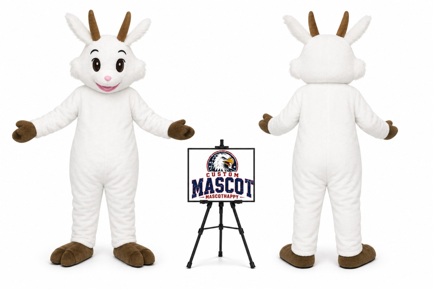 Adult Sheep Goat Mascot Costume Adult Sheep Goat Mascot Costume