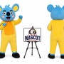 Adult Sloth Koala Mascot Costume