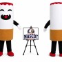 Adult Smoke Mascot Costume