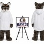 Adult Snow Leopard Mascot Costume