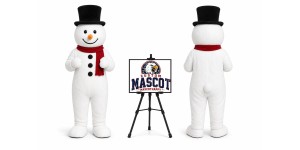 Adult Snowman Mascot Costume for Christmas Events Adult Snowman Mascot Costume for Christmas Events