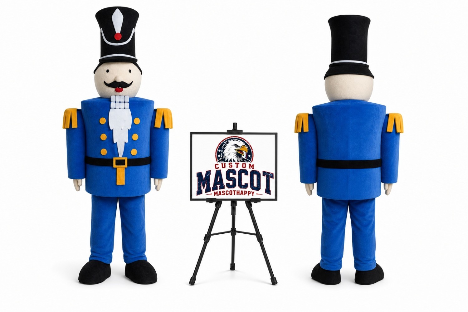 Adult Soldier Mascot Costume Adult Soldier Mascot Costume