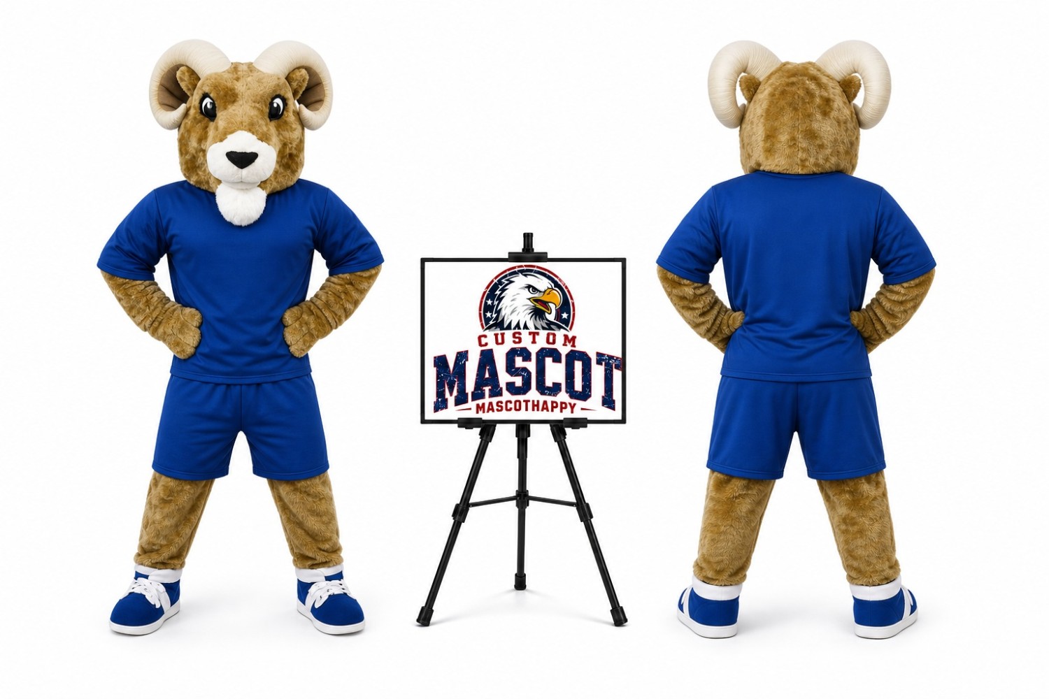 Adult Sport Ram Mascot Costume for Sports Events Adult Sport Ram Mascot Costume for Sports Events