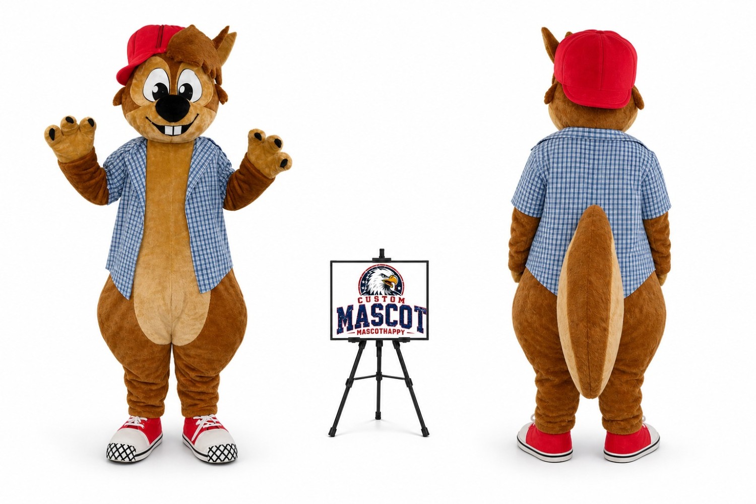 Adult Squirrel Mascot Costume Adult Squirrel Mascot Costume