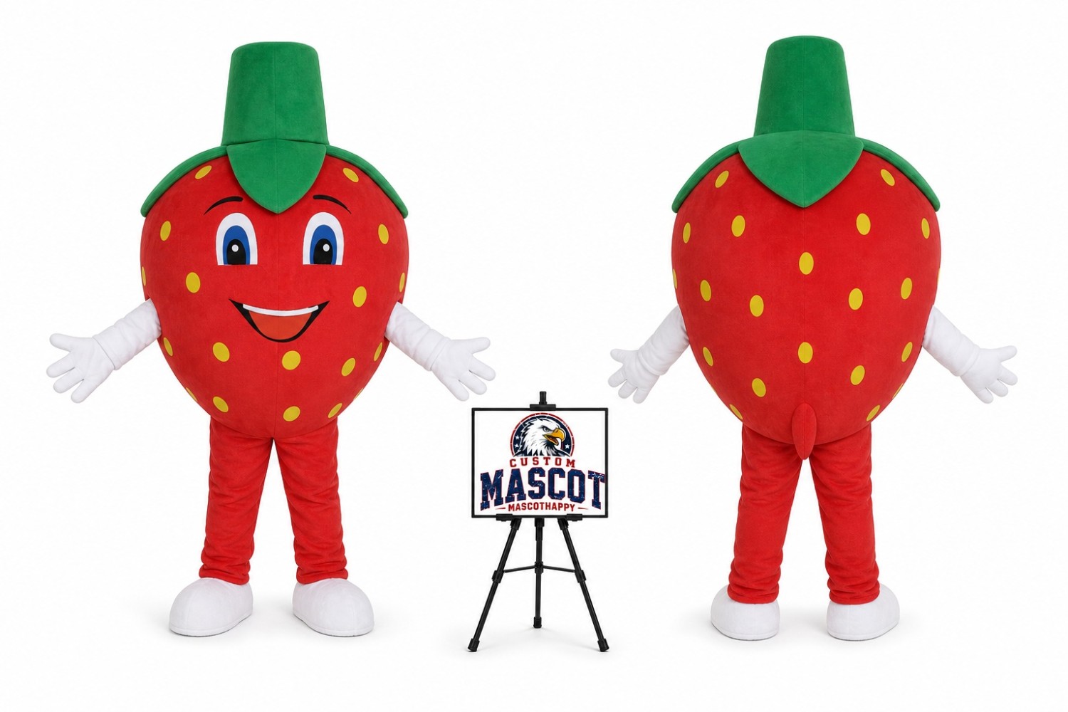 Adult Strawberry Mascot Costume Adult Strawberry Mascot Costume
