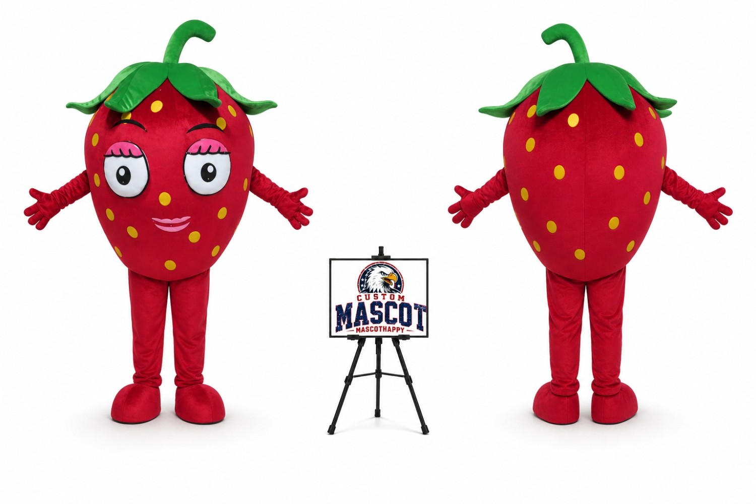 Adult Strawberry Mascot Costume Adult Strawberry Mascot Costume