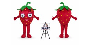 Adult Strawberry Mascot Costume Adult Strawberry Mascot Costume