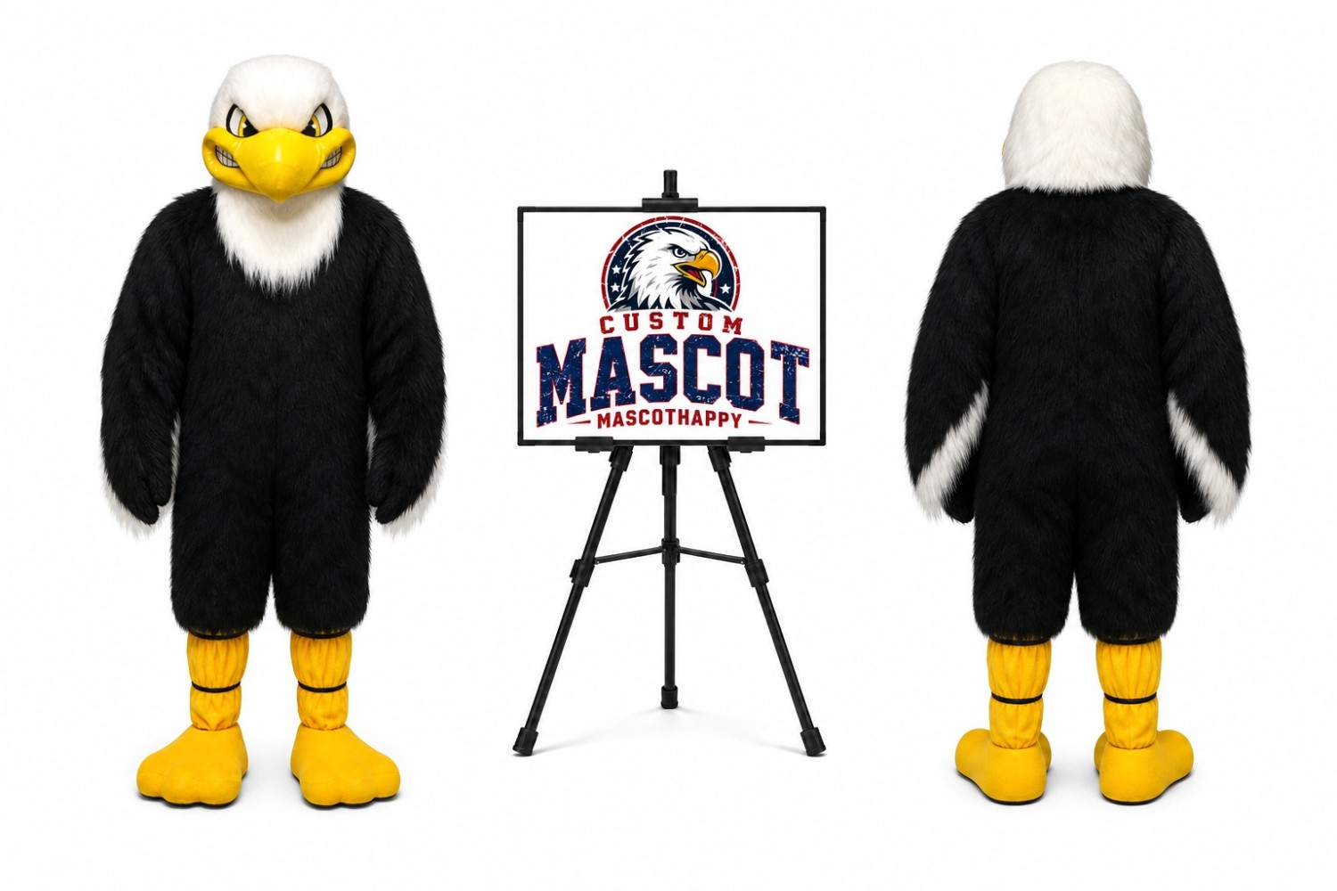 Eagle High Quality Long Hair Mascot Costume Eagle High Quality Long Hair Mascot Costume
