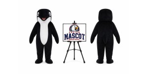 Orca Whale Mascot Costume Orca Whale Mascot Costume