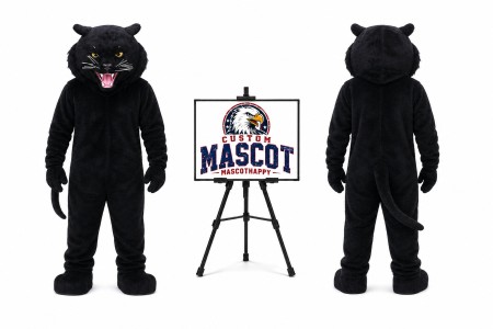 Panther Cougar Mascot Costume